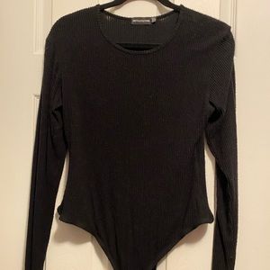 NWOT Long sleeve black bodysuit